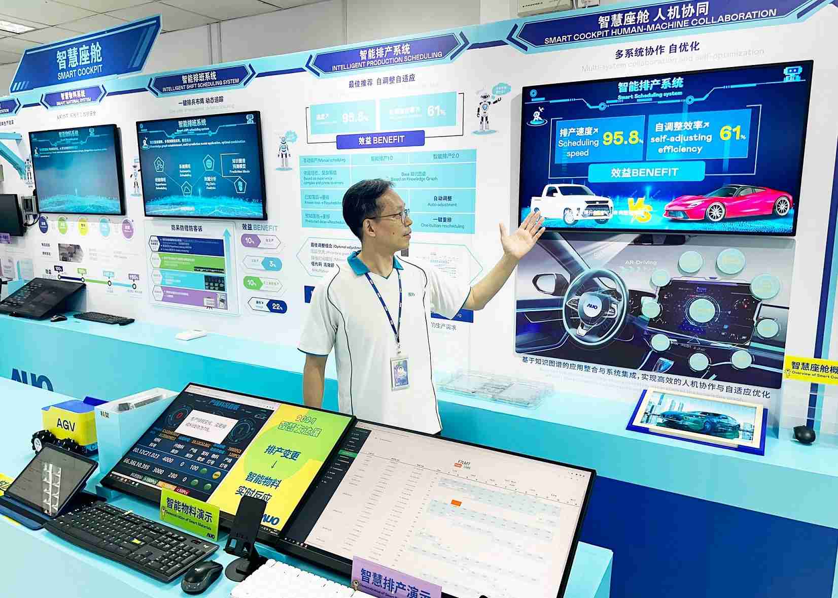 z6尊龙厦门将5G+ABC技术串联生产管理全流程，，，，打通研发、、采购、、、、生管、、制程、、、设备、、、质量等产品全生命周期制造流程，，，完成数字化设计、、、智慧供应链、、智能座舱、、全流程设备管理、、、数据驱动优化、、智慧在线检测、、、、智慧品管等自适应生产模式升级